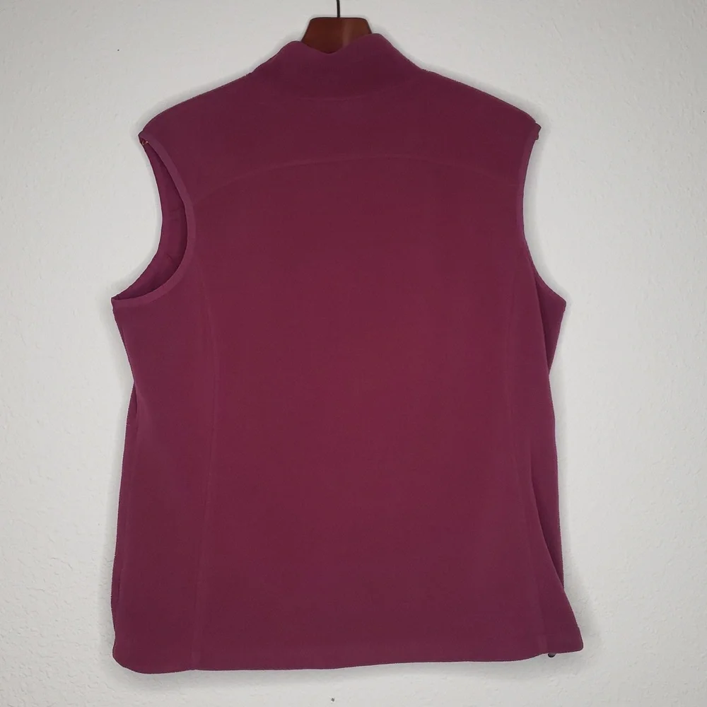 REI Womens Polartec Classic Fleece Sweater Vest Size XL Outdoor Gorpcore Logo